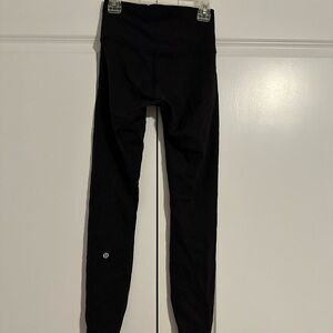 lululemon Wunder Train legging 25” - black size 4